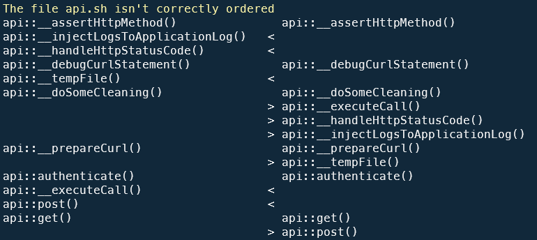 Move the assert method first