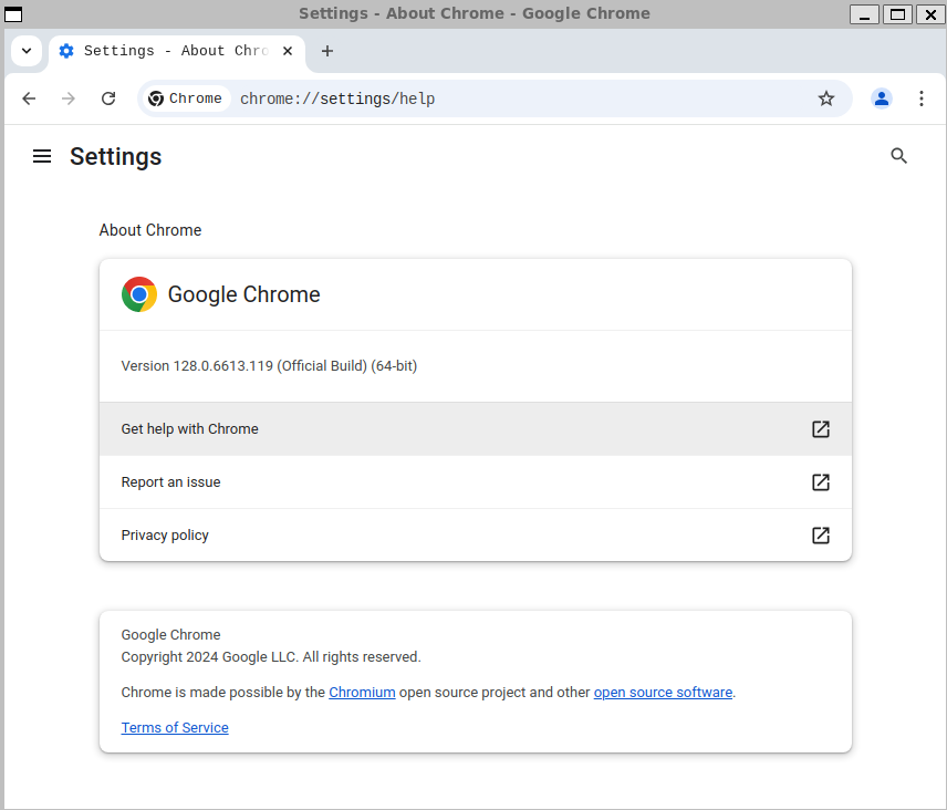 Running Chrome in a window